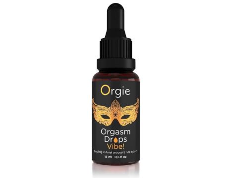 ORGIE Orgasm Drops Vibe Peach Flavor 15 ml - 3