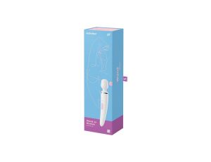 Wibrator - Satisfyer Wand-er Woman (White/Chrome)