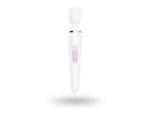 Wibrator - Satisfyer Wand-er Woman (White/Chrome) - image 2