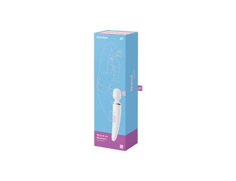 Wibrator - Satisfyer Wand-er Woman (White/Chrome)