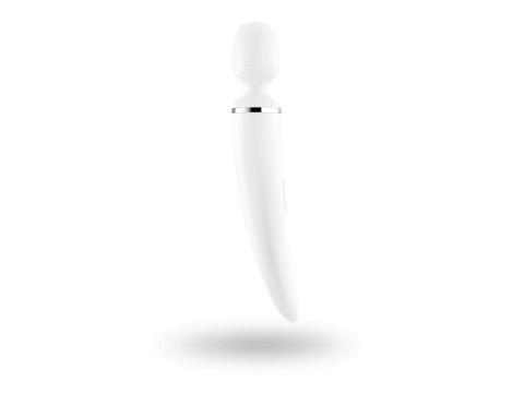 Wibrator - Satisfyer Wand-er Woman (White/Chrome) - 4