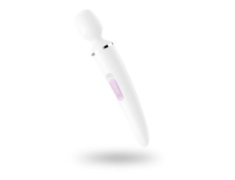 Wibrator - Satisfyer Wand-er Woman (White/Chrome) - 5