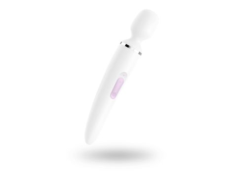 Wibrator - Satisfyer Wand-er Woman (White/Chrome) - 6