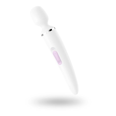 Wibrator - Satisfyer Wand-er Woman (White/Chrome) - 5