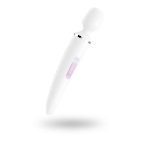 Wibrator - Satisfyer Wand-er Woman (White/Chrome) - 6