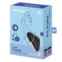 Wibrator - Love Triangle Air Pulse Stimulator + Vibration Black - 8