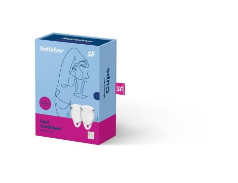 Tampony - Feel Confident Menstrual Cup (transparent)