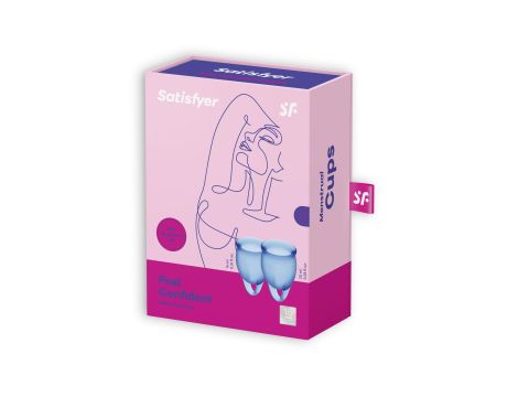 Feel confident Menstrual Cup dark blue