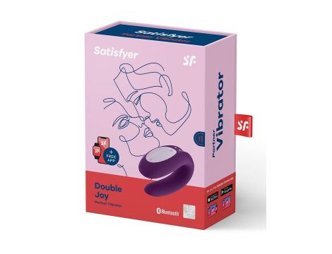 Wibrator - Double Joy Partner Vibrator Violet - 7