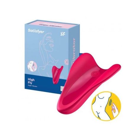 Stymulator - High Fly Finger Vibrator ( Red )