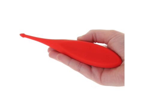 Stymulator - Twirling Fun Trip Vibrator (Poppy Red) - 4