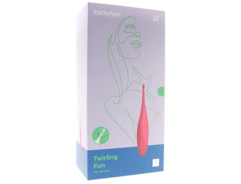 Stymulator - Twirling Fun Trip Vibrator (Poppy Red) - 6