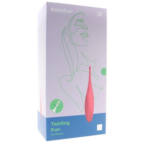 Stymulator - Twirling Fun Trip Vibrator (Poppy Red) - 6