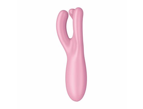 Wibrator-Threesome 4 Connect App (Pink) - 4