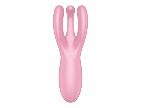 Wibrator-Threesome 4 Connect App (Pink) - 5