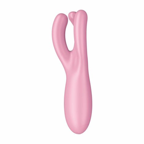 Wibrator-Threesome 4 Connect App (Pink) - 4