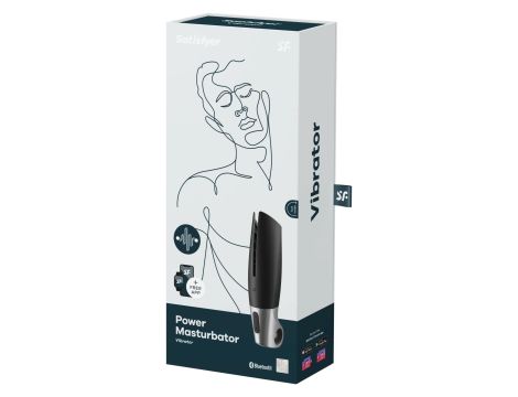 Power Masturbator black silver