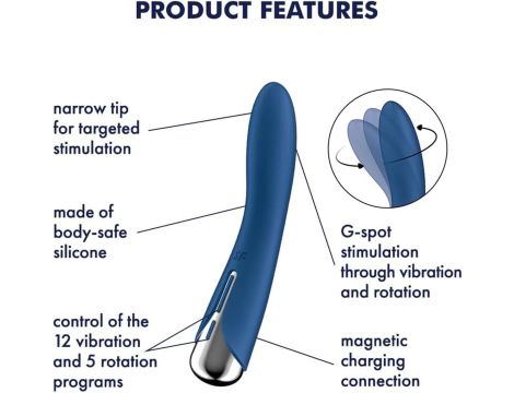 Satisfyer Spinning Vibe 1 Blue - 3