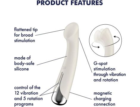 Satisfyer Spinning G-Spot 1 Beige - 3