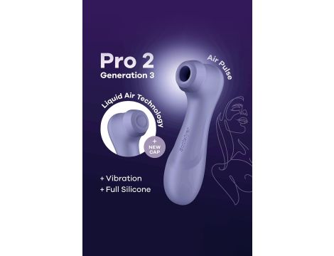 Pro 2 Generation 3with Liquid Air Technology, Vibration and Bluetooth/App lilac - 5