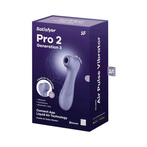 Pro 2 Generation 3with Liquid Air Technology, Vibration and Bluetooth/App lilac - 4