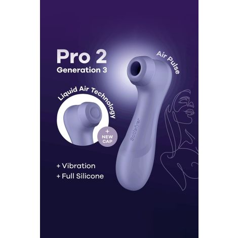 Pro 2 Generation 3with Liquid Air Technology, Vibration and Bluetooth/App lilac - 5