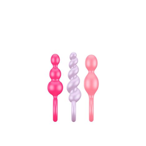 Zestaw-Satisfyer Plugs colored (set of 3) - 3