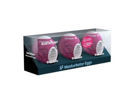 Masturbator-Eggs (set of 3 Bubble) - 2