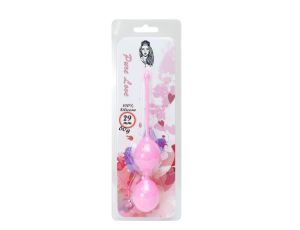 Silicone Kegel Balls 29mm 60g Pink - B - Series - image 2