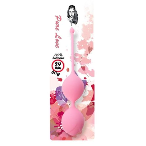 Silicone Kegel Balls 29mm 60g Pink - B - Series - 2