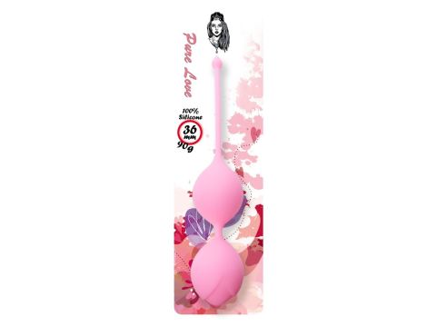 Silicone Kegel Balls 36mm 90g Pink - B - Series - 2