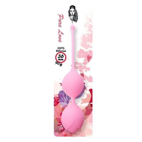 Silicone Kegel Balls 36mm 90g Pink - B - Series - 2