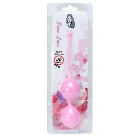 Silicone Kegel Balls 36mm 90g Pink - B - Series - 3