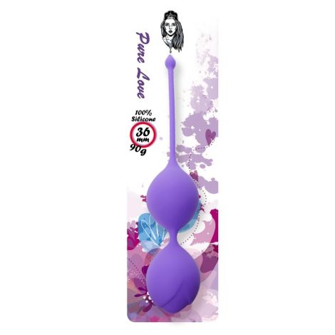 Silicone Kegel Balls 36mm 90g Purple - B - Series - 2