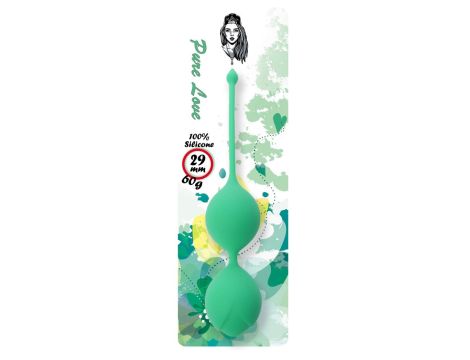 Silicone Kegel Balls 29mm 60g Green - B - Series - 2