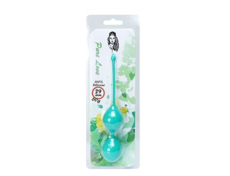 Silicone Kegel Balls 29mm 60g Green - B - Series - 3