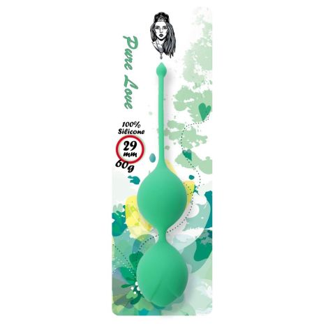 Silicone Kegel Balls 29mm 60g Green - B - Series - 2