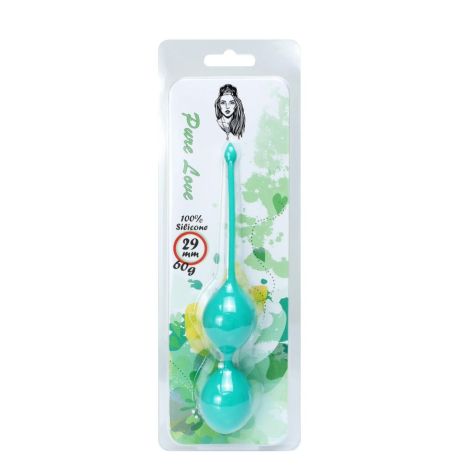 Silicone Kegel Balls 29mm 60g Green - B - Series - 3