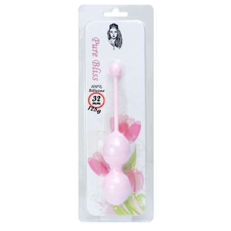 Silicone Kegel Balls 32mm 125g Pink - B - Series - 3