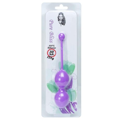 Silicone Kegel Balls 32mm 125g Purple - B - Series - 3