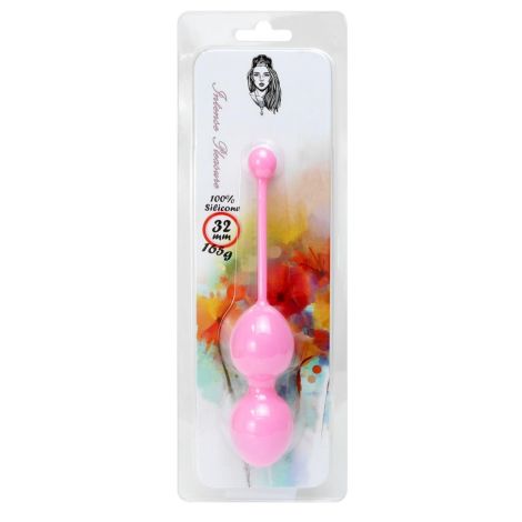 Silicone Kegel Balls 32mm 165g Pink - B - Series - 3