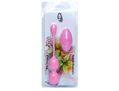 Vibrating Kegel Balls 32mm 80g Pink 10 function USB Remote Control - B - Series - 4