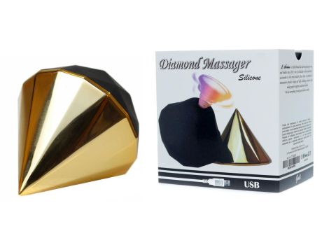 Stymulator-Diamond Air Massager USB 7 Function Gold - 9