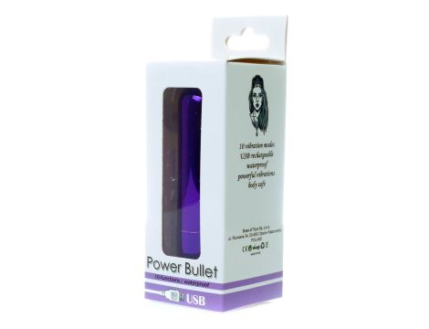 Power Bullet USB 10 functions Glossy Purple - 9