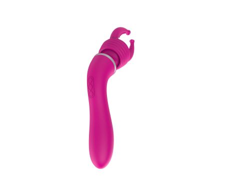 Dual Massager + overlay USB 10+10 functions Pink - 10