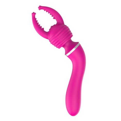 Dual Massager + overlay USB 10+10 functions Pink - 11