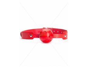 Red Breathable Ball Gag - image 2