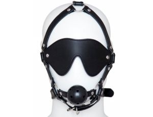 Eye Mask With Ball Gag - image 2