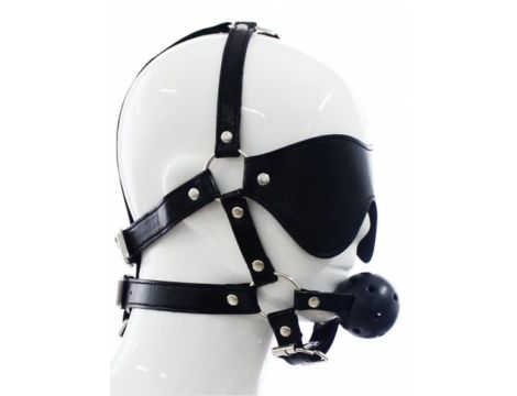 Eye Mask With Ball Gag - 3