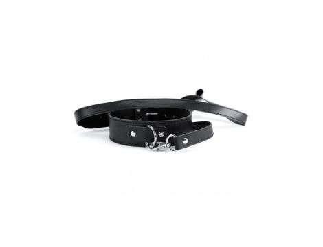 Black Collar And Leash